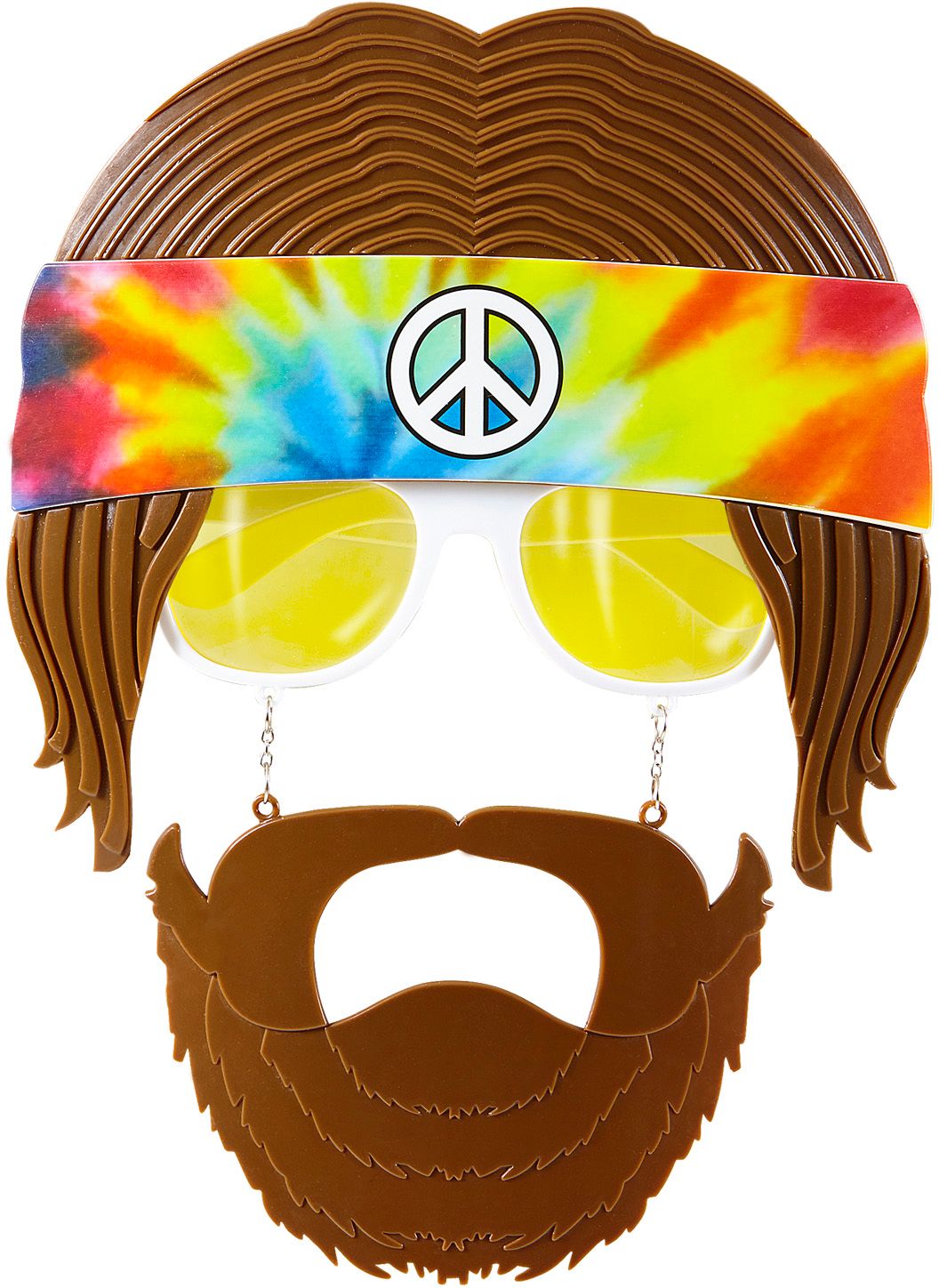 Hippie Bril met Baard