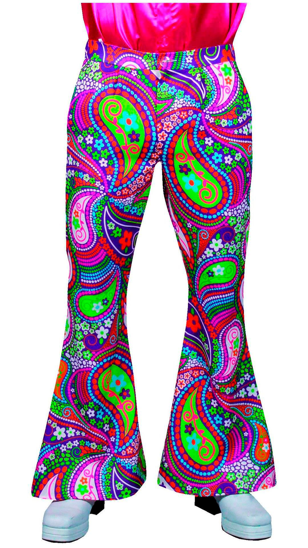 Hippie Broek Gekleurd Volwassenen