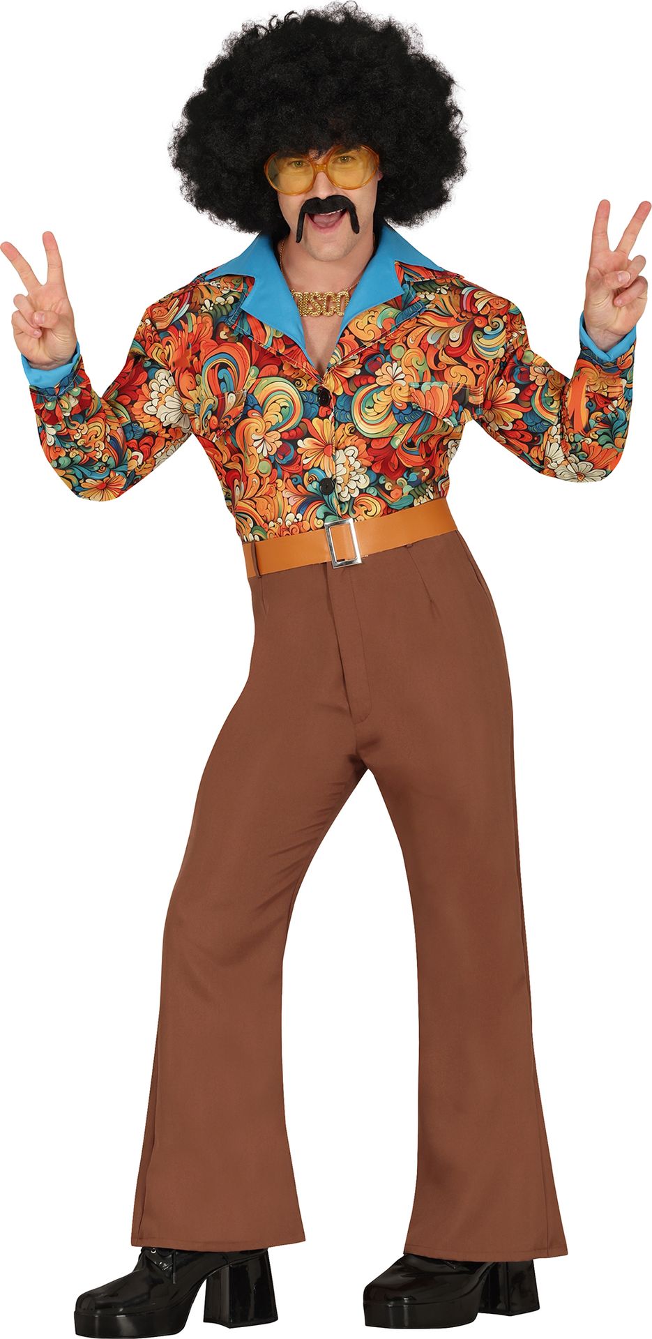 Hippie Disco Kostuum Multicolor 70's