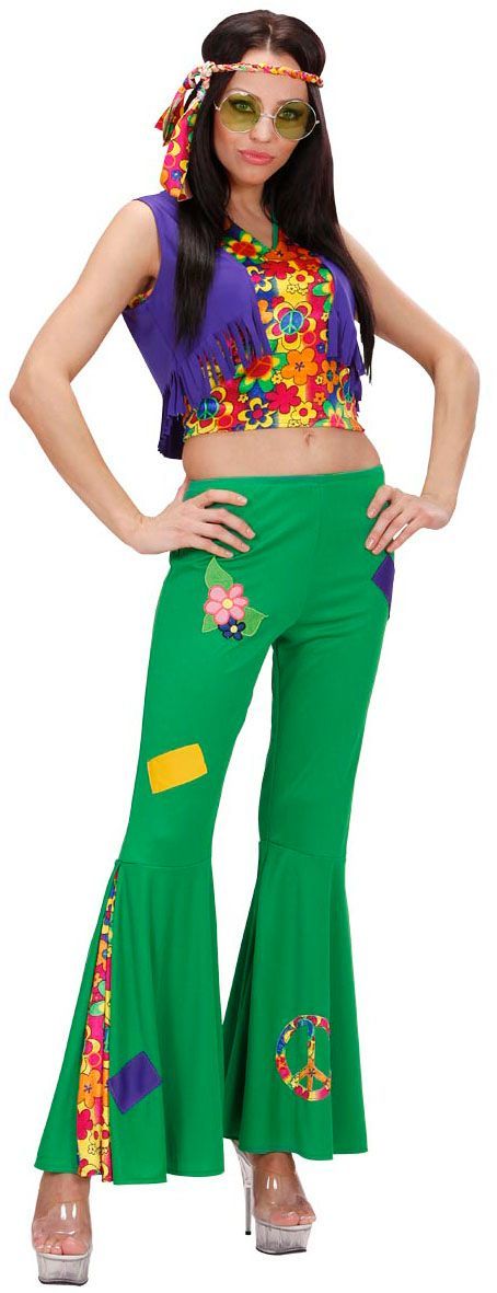 Hippie Meisje Flowerpower