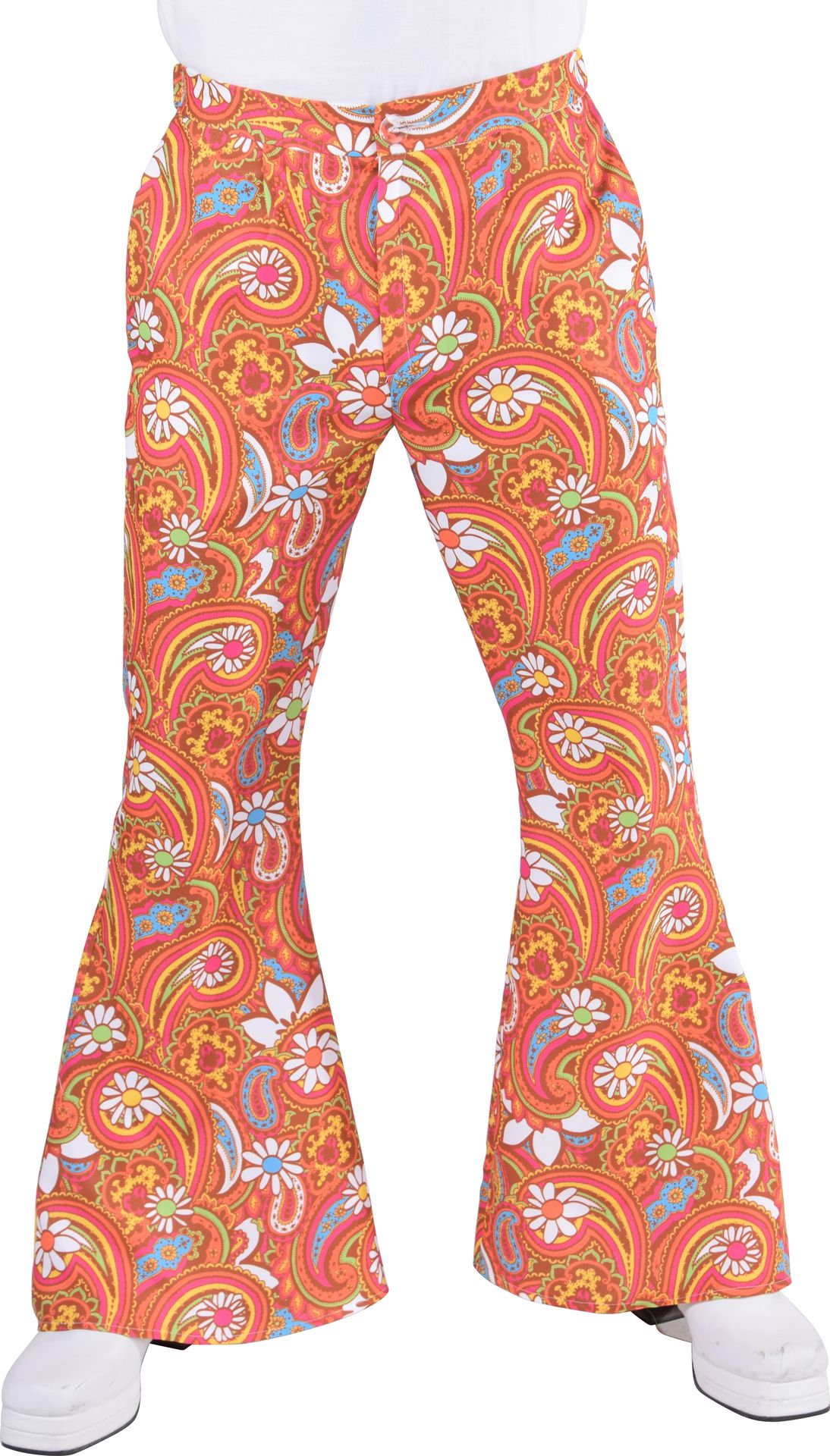 Hippiebroek Seventies Oranje