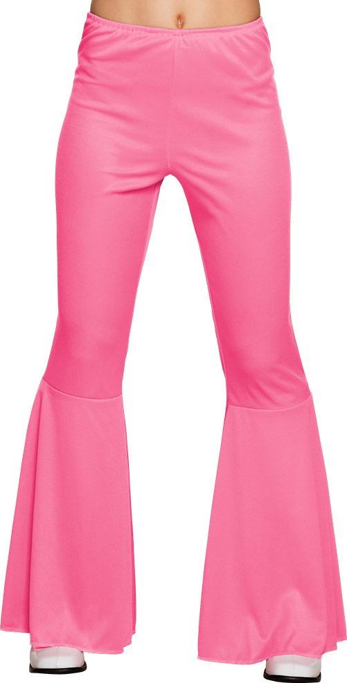 Hippy Flair Broek Roze Dames