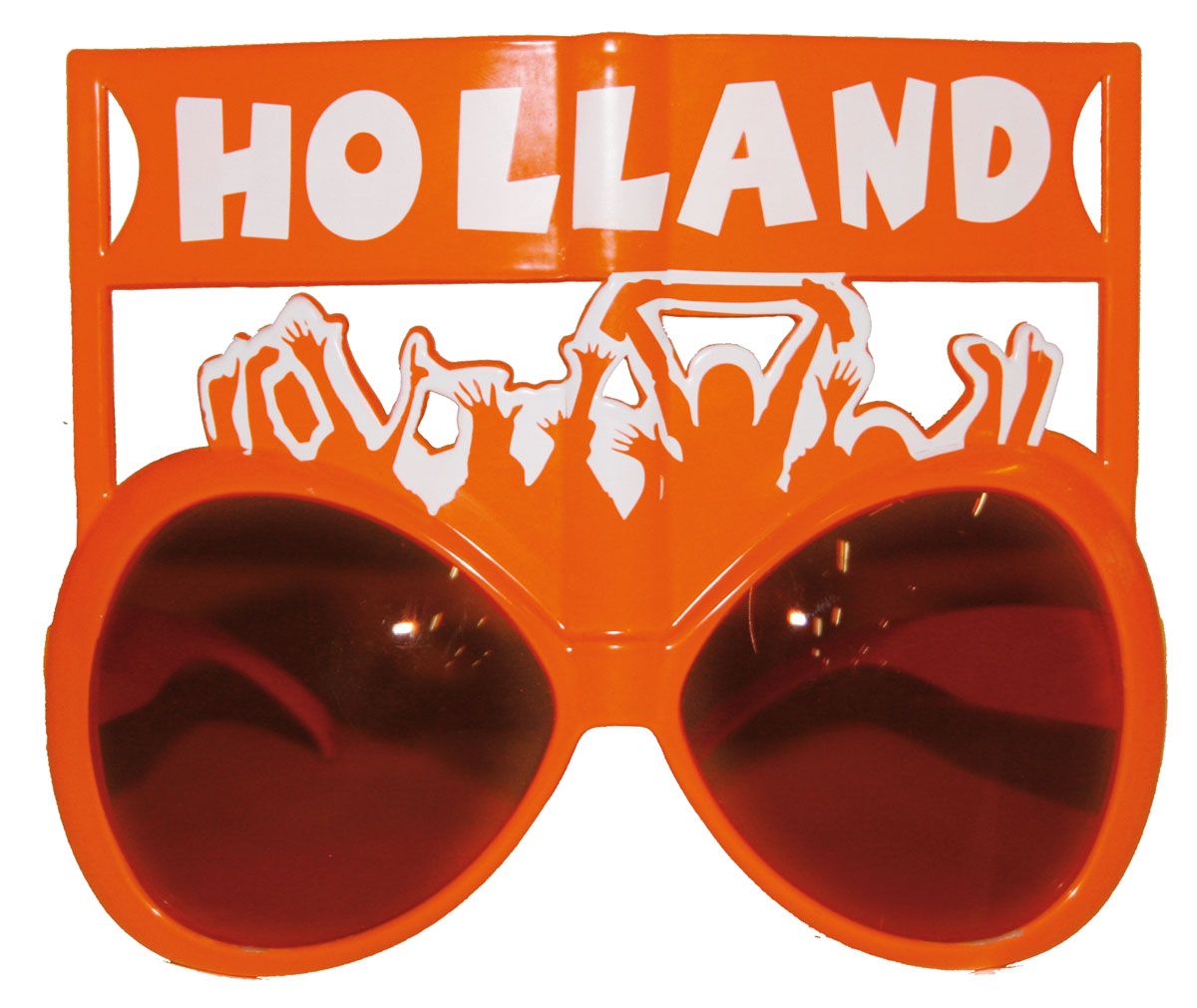 Holland spandoek feestbril oranje