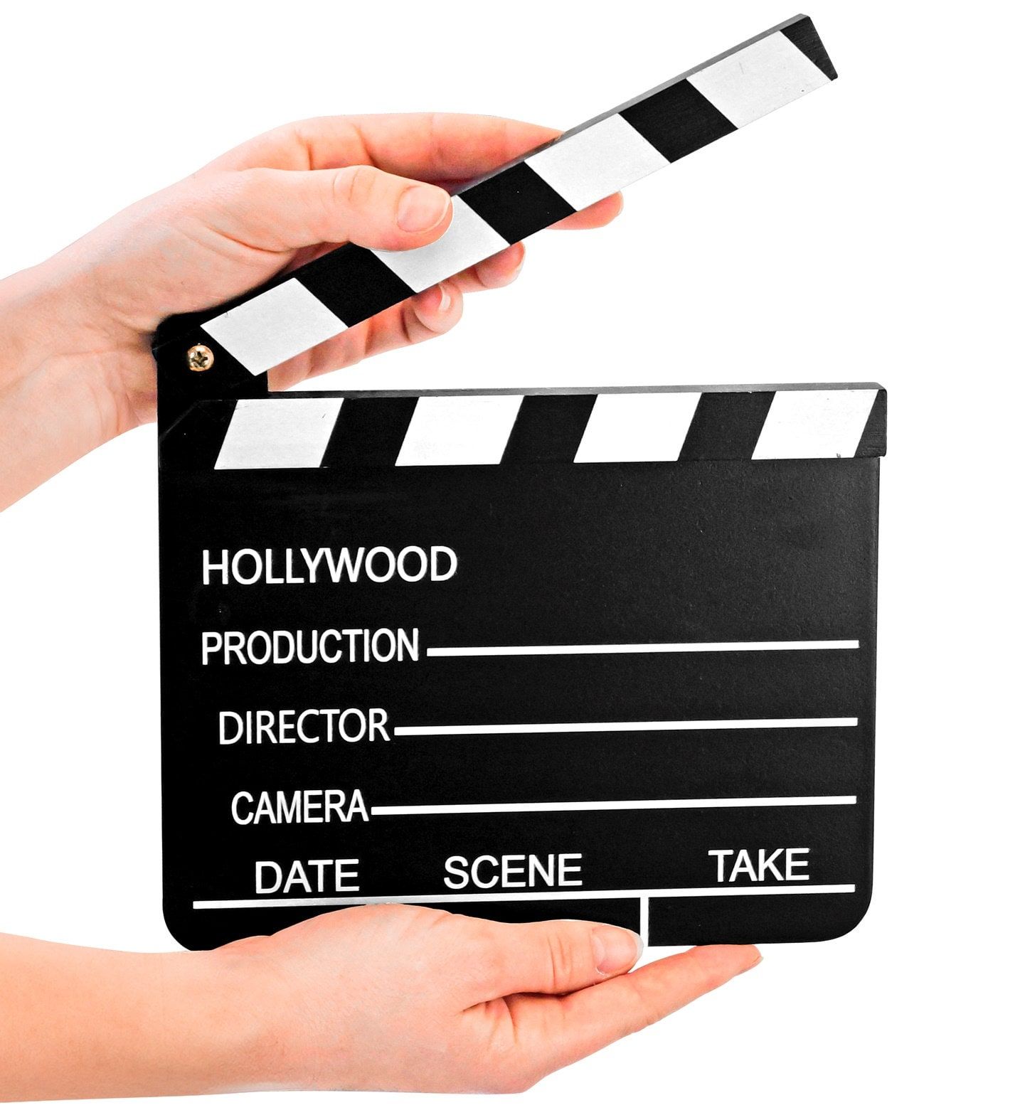 Hollywood Film Klapbord Zwart