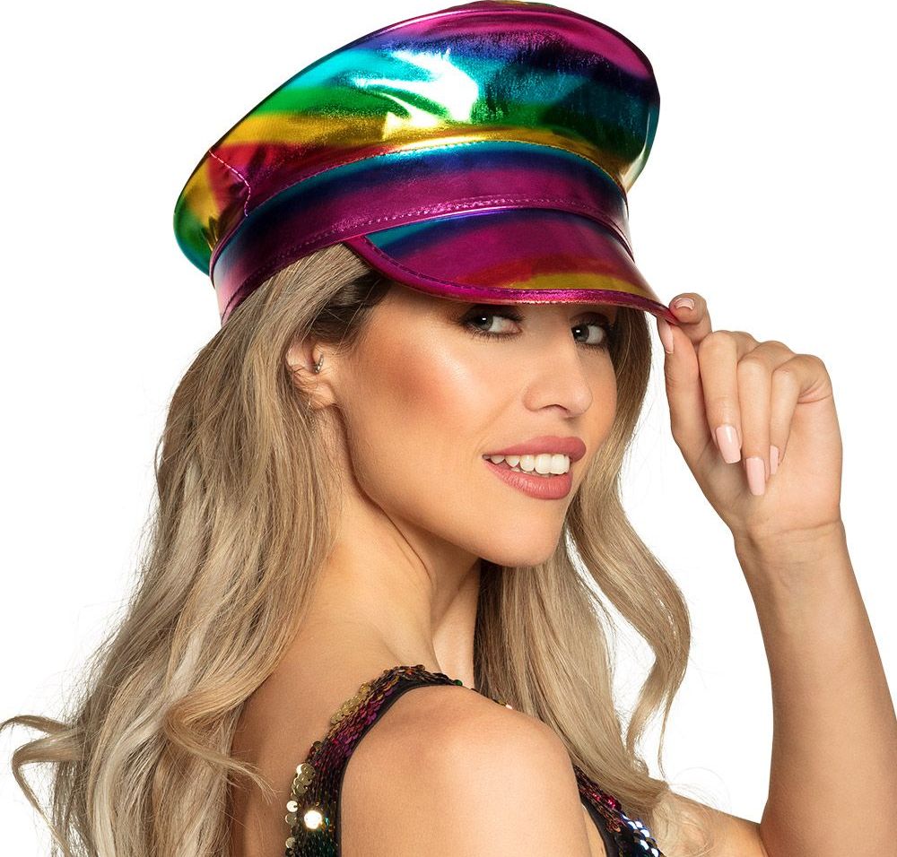 Holografische Kapitiein Pet Regenboog