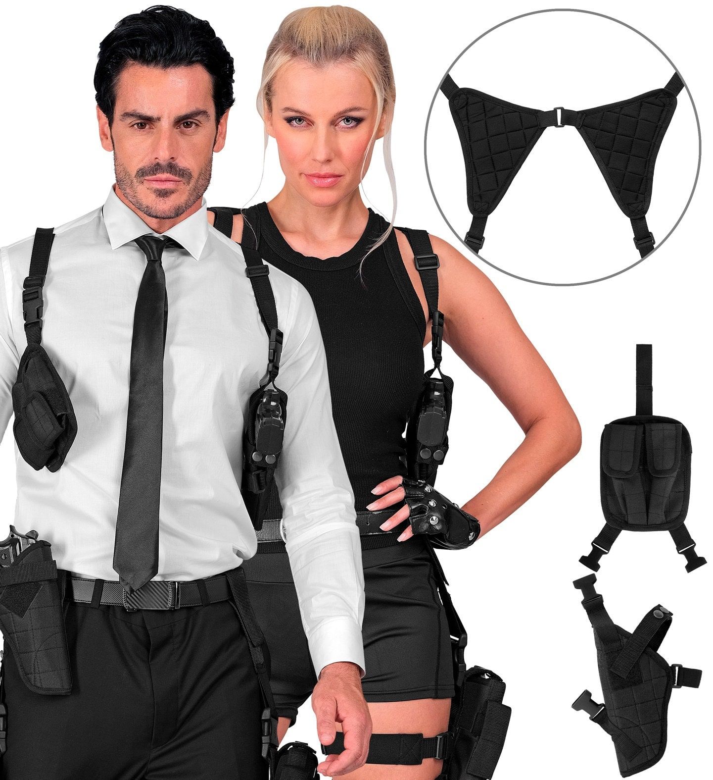 Holster Schouder Zwart