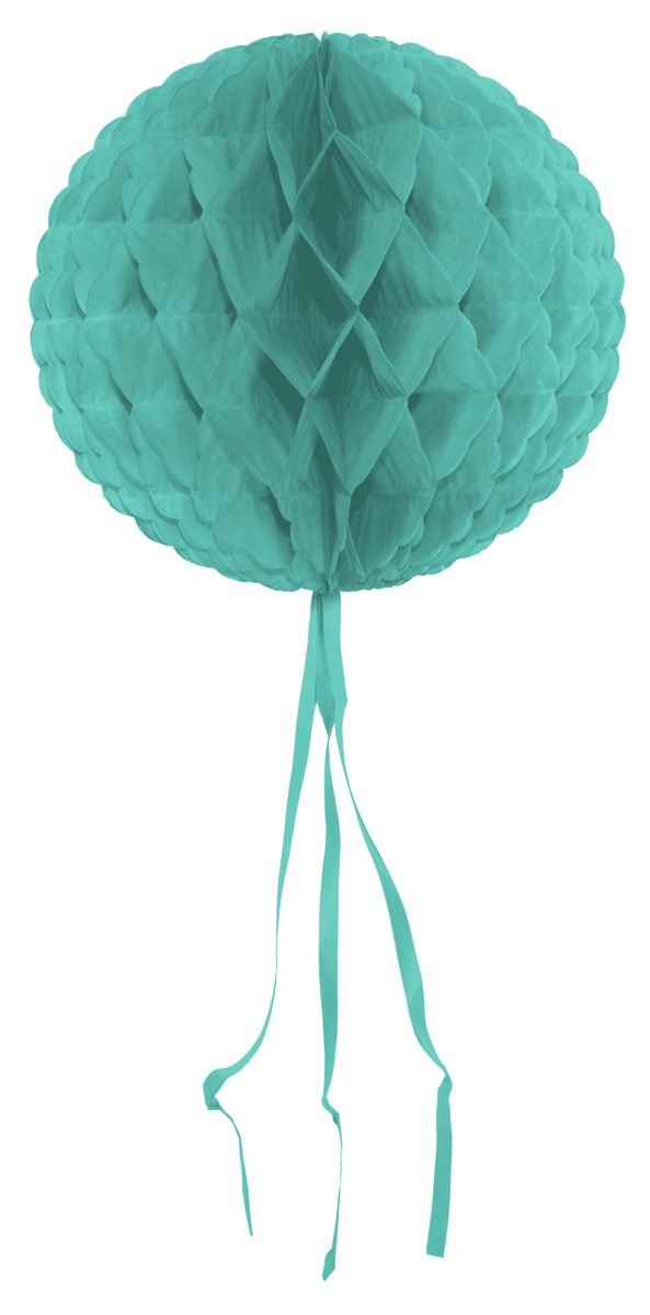 Honingraat Bol Versiering Mintgroen 30cm