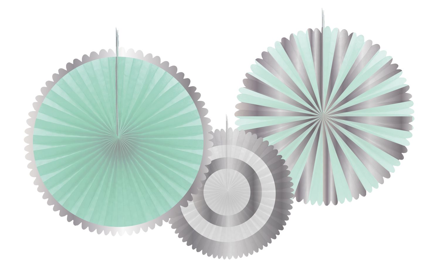 Honingraat Waaiers Mint Groen