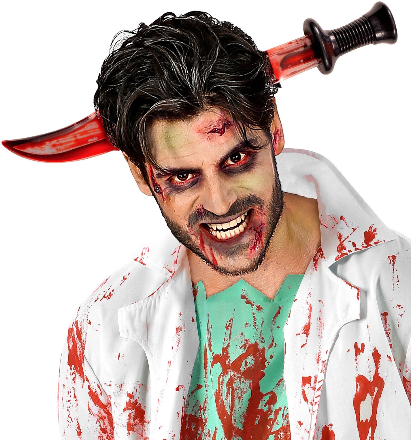 Hoofdband Mes Door Hoofd