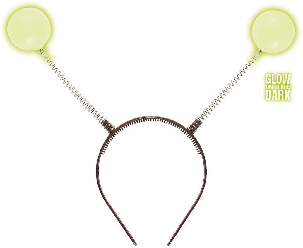 Hoofdband met Glow In The Dark Antennes