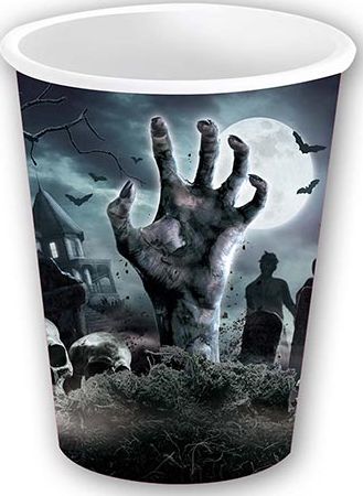 Horror Begraafplaats Partybekers 240ml