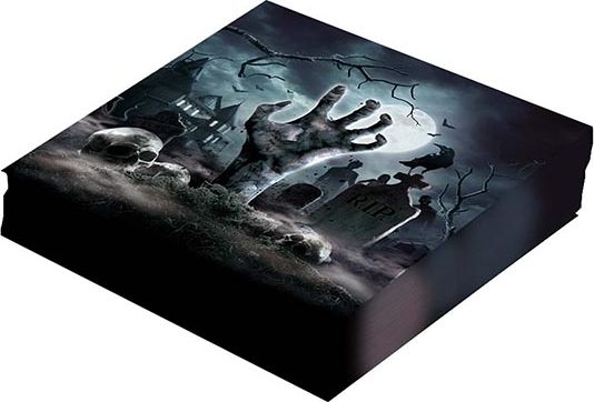 Horror Begraafplaats Servetten