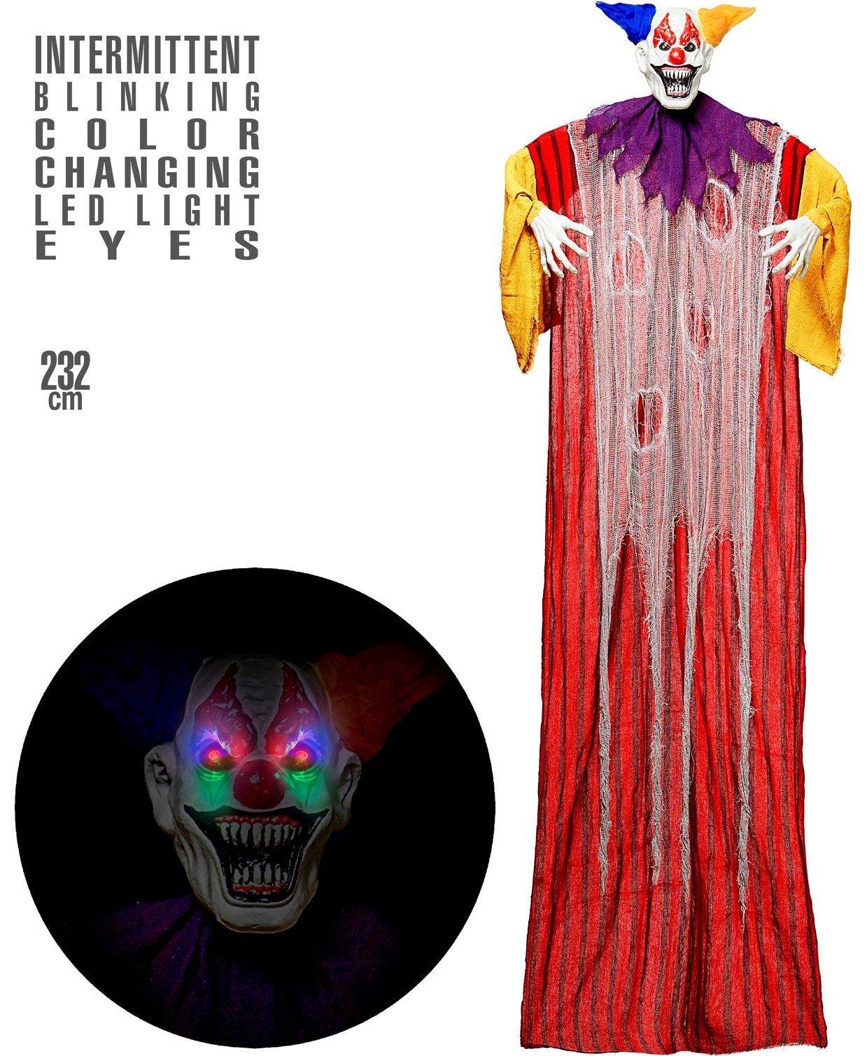 Horror Clown Decoratie Halloween