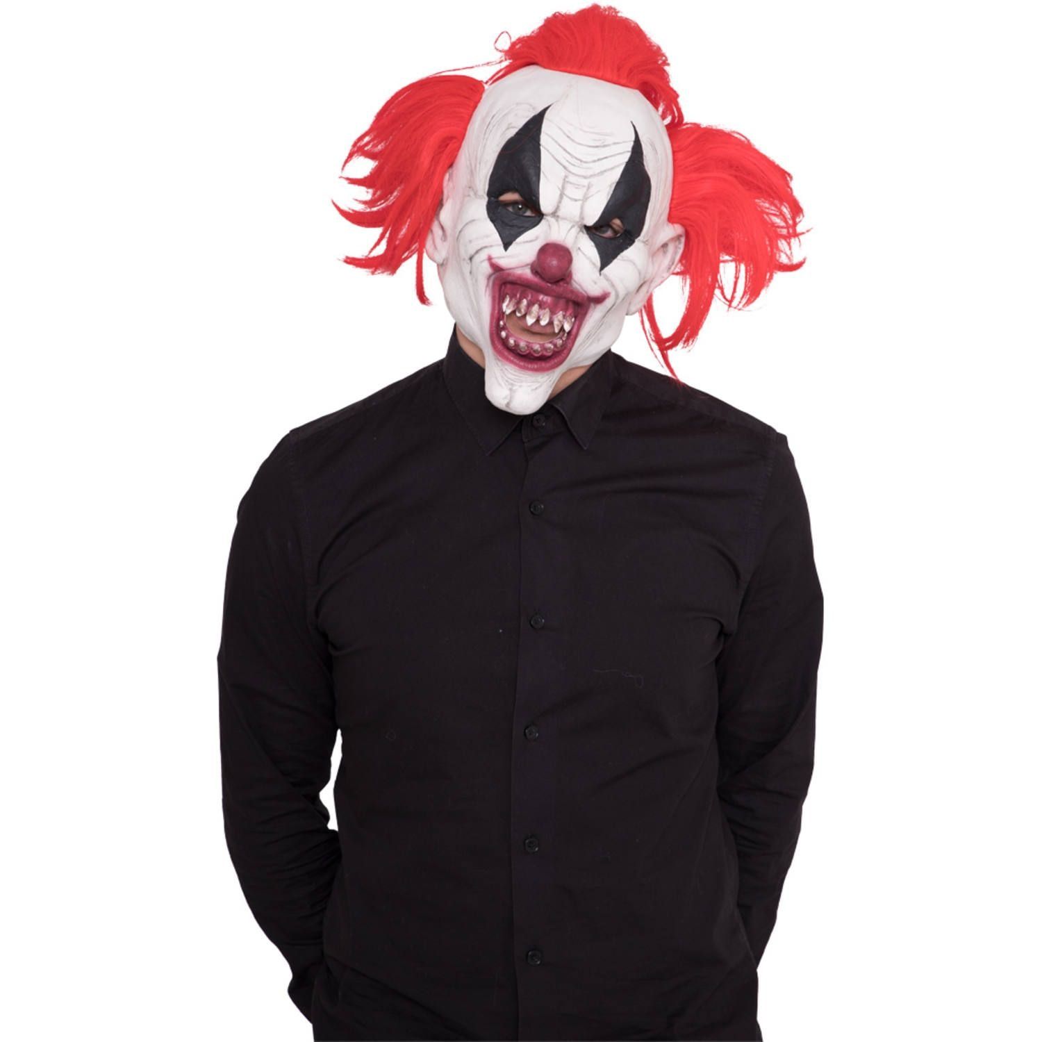 Horror clown masker latex