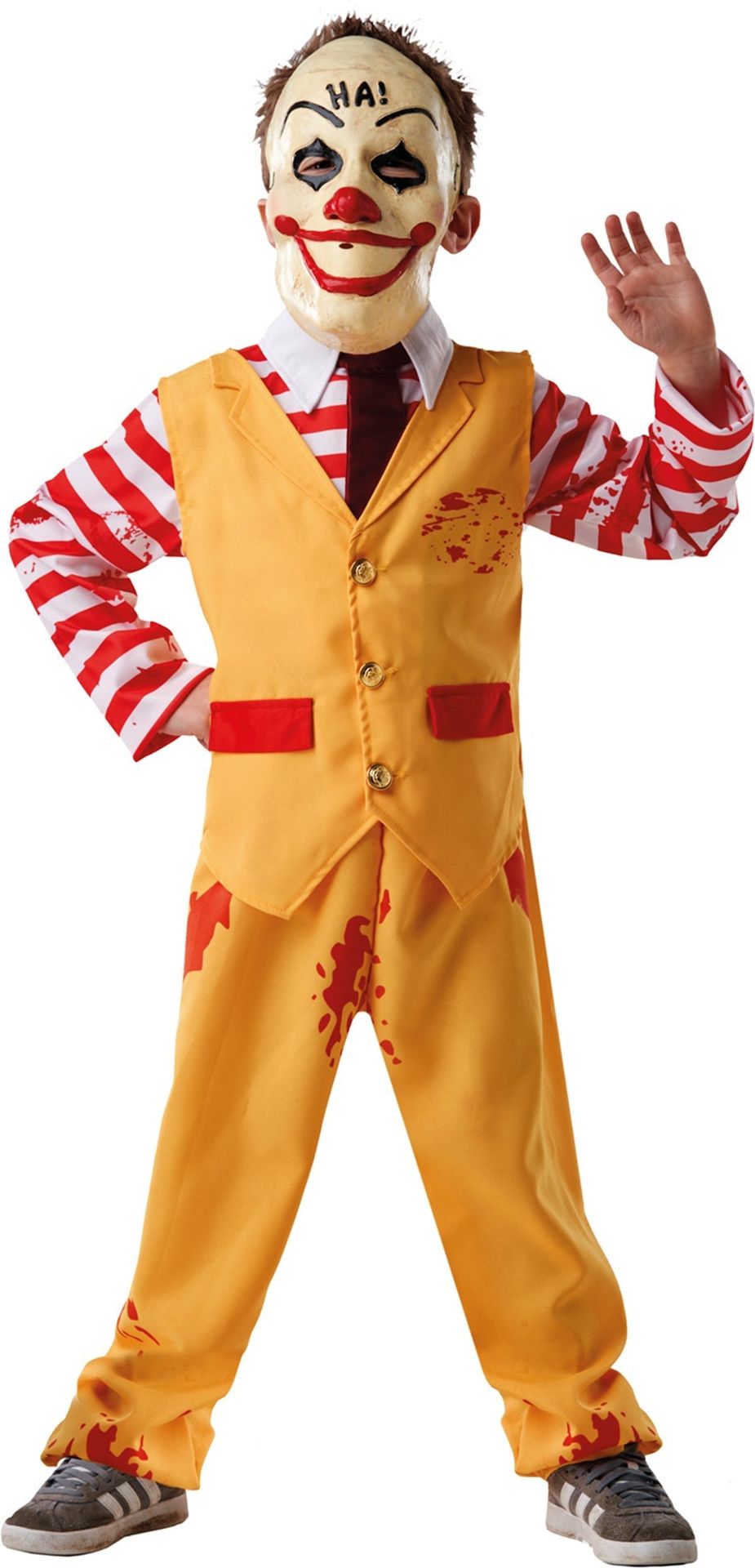 Horror Ronald McDonald Kostuum Jongens