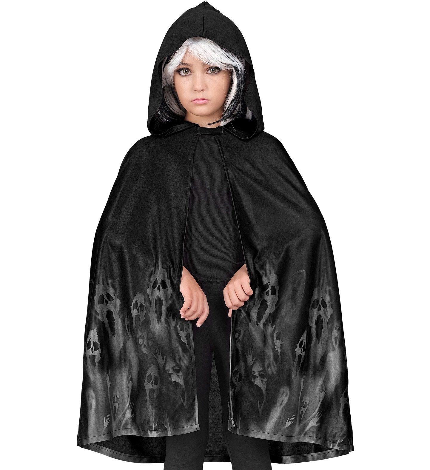 Horror Spookcape Zwart Jongens Meisjes