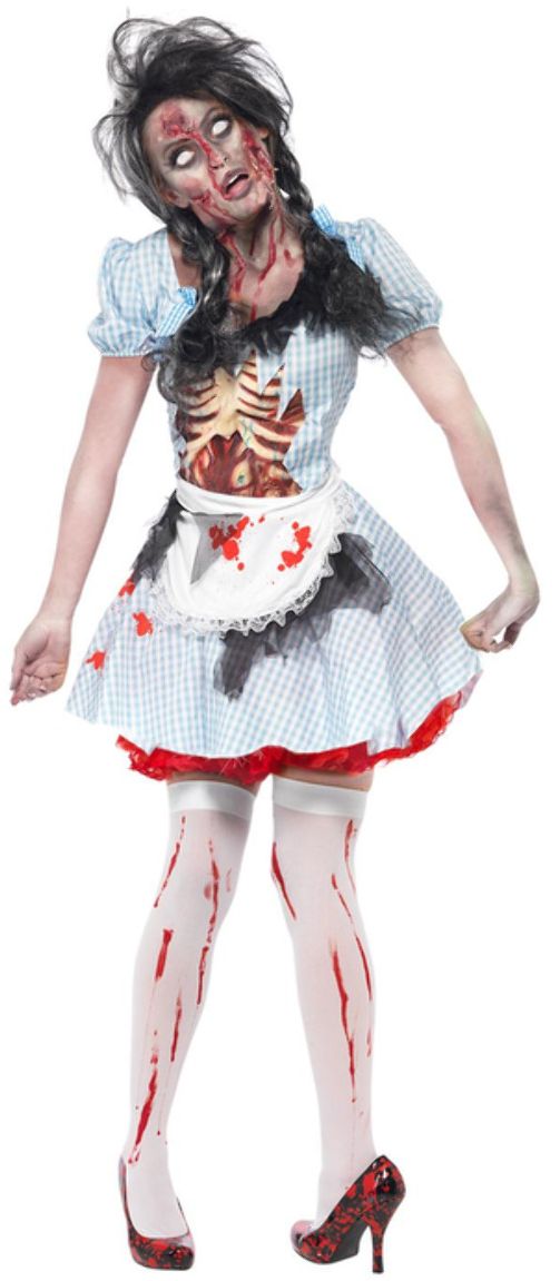 Horror Zombie Alice In Wonderland Outfit