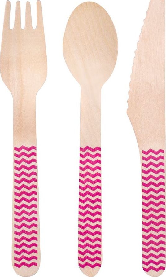 Houten Bestek set 18-Delig