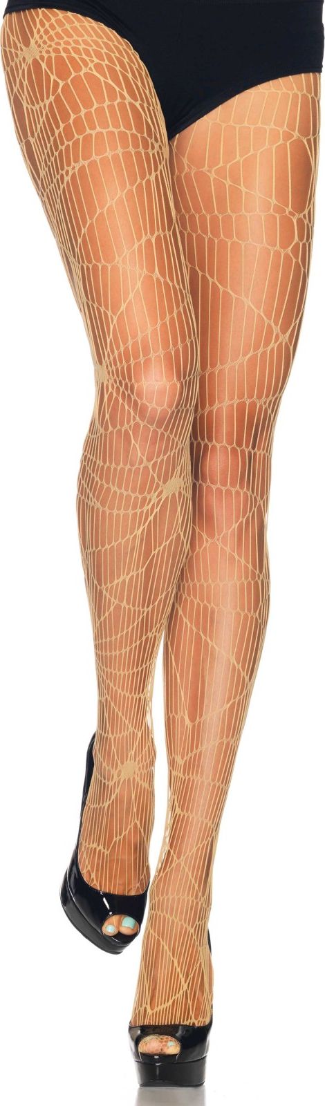 Huidskleur Spinnenweb Visnet Panty