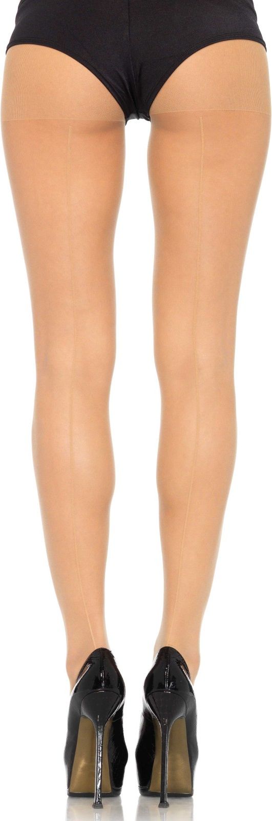 Huidskleurige Panty met Elegante Naad