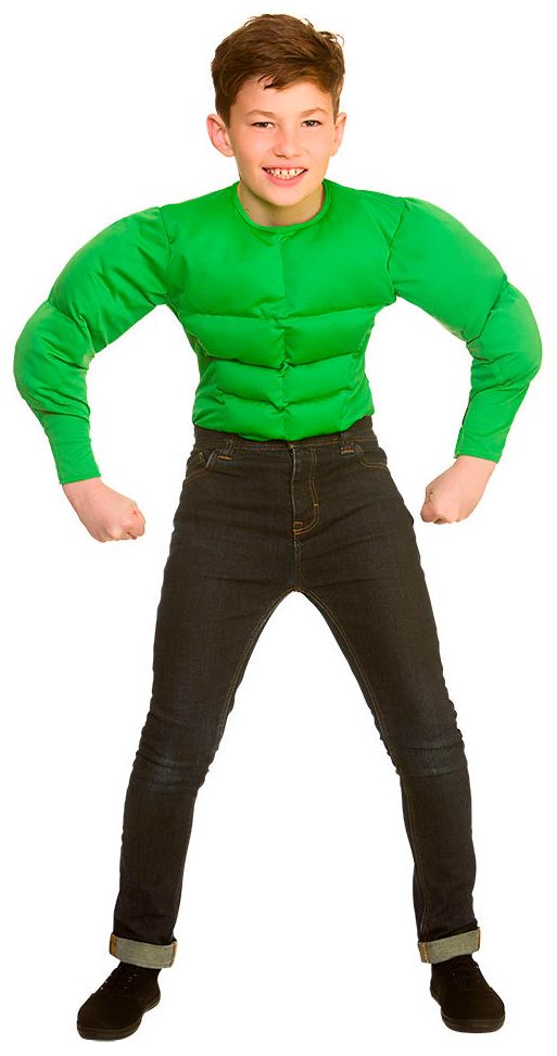 Hulk spieren shirt kind