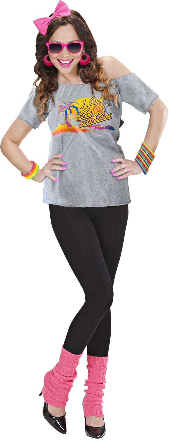 I Love The 80's Shirt Dames