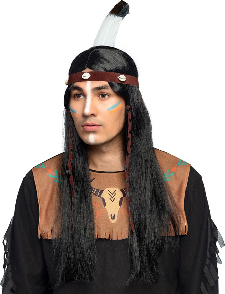 Indiaan Takoda Pruik Heren