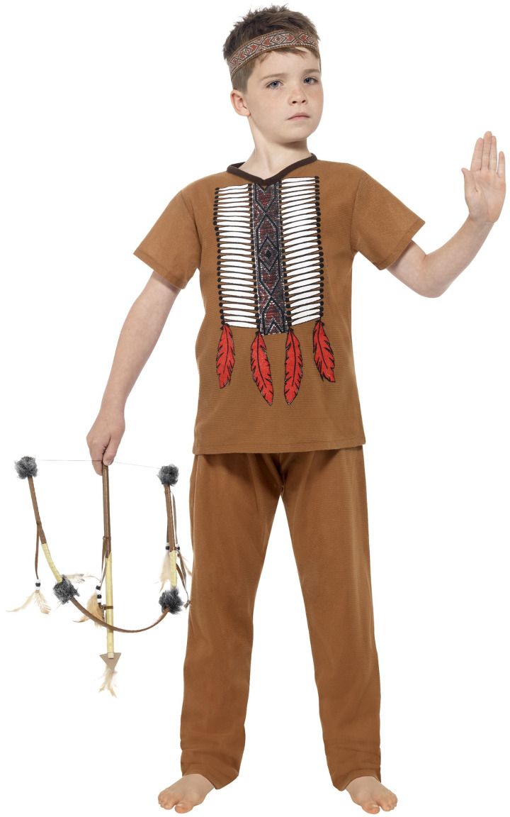 Indiaanse Krijger Kostuum Jongens