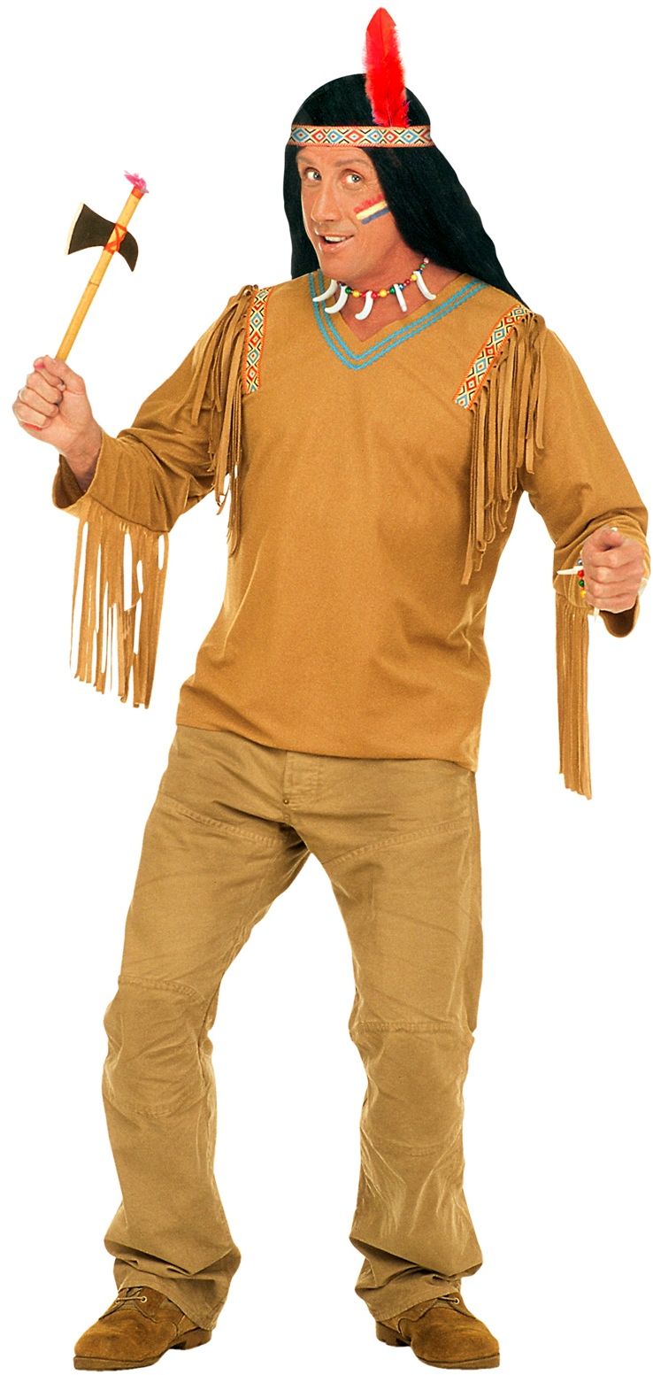 Indianen Jas met Hoofdband en Veer