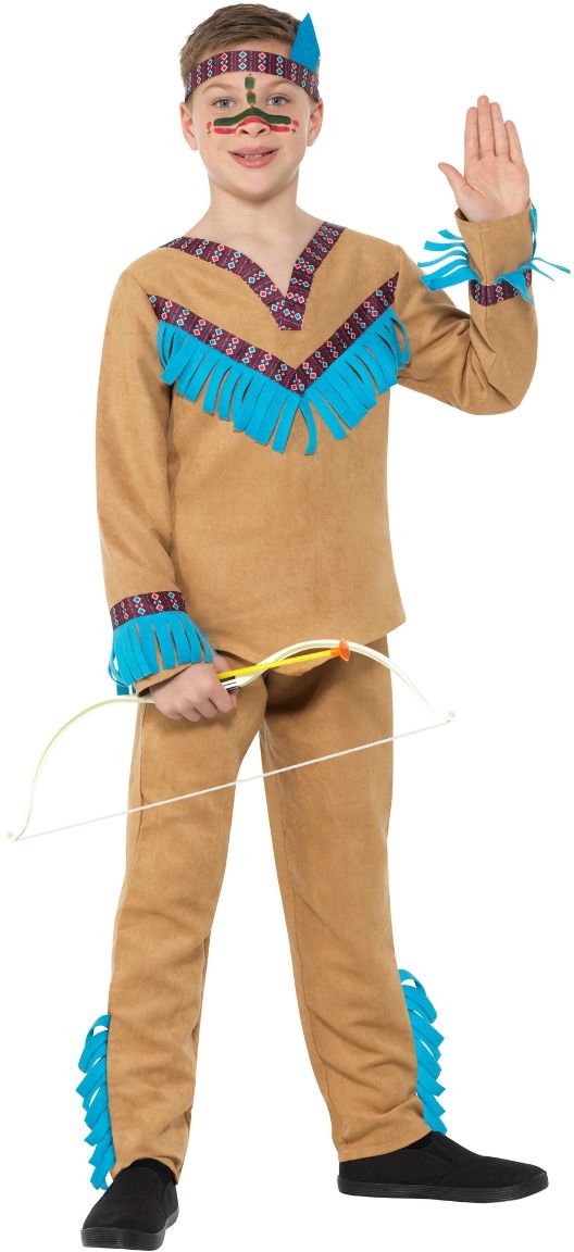 Indianen Outfit Jongens Bruin