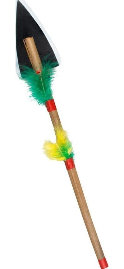 Indianen Speer met Veren