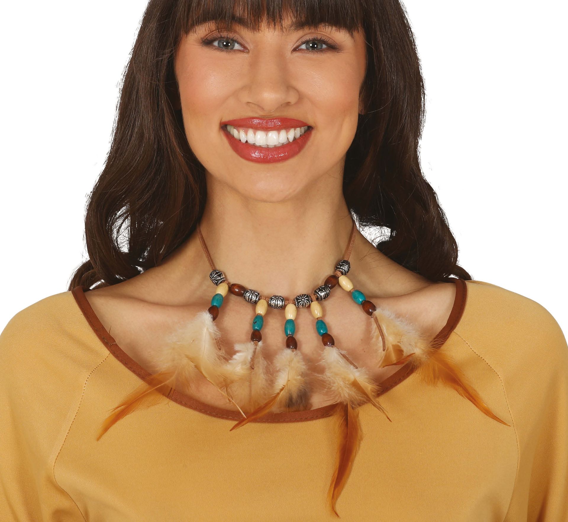 Indianen Veren Ketting