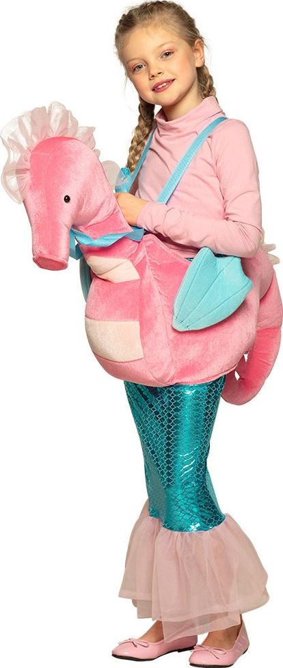 Instap Kleurrijk Zeepaardje Kostuum Kind