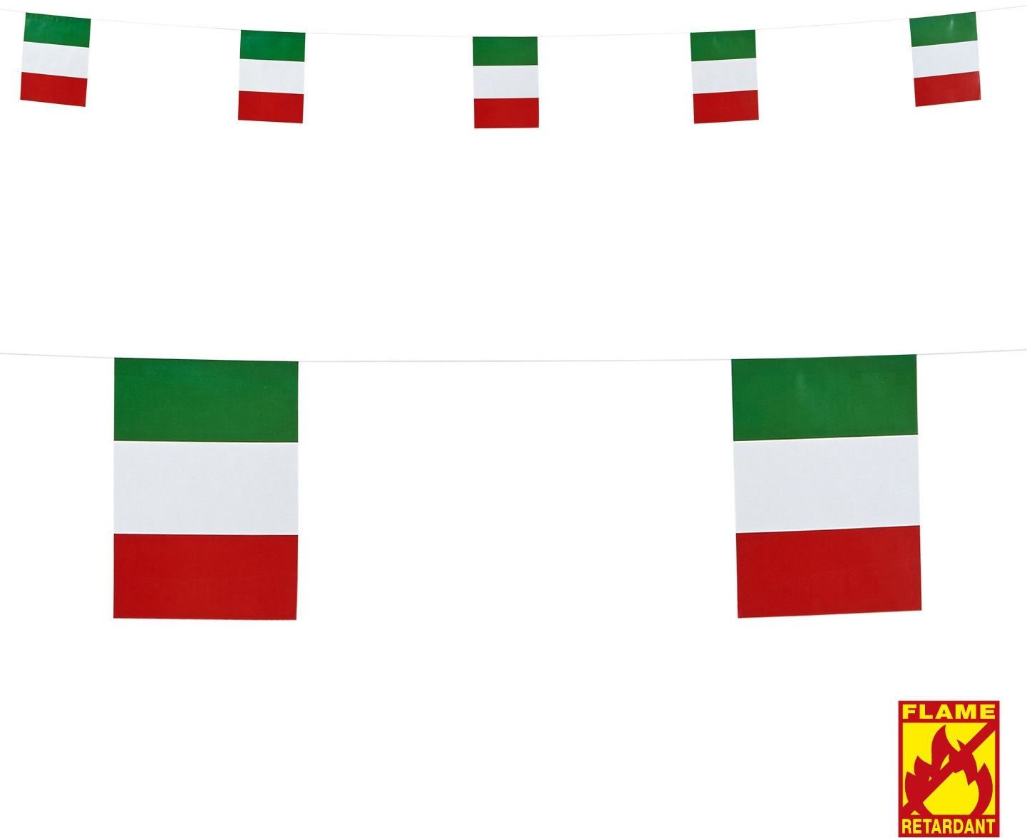 Italiaanse vlag slinger