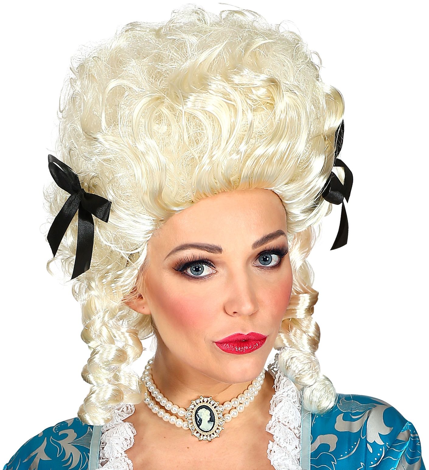 Ivoorkleurige Koloniale Pruik Dames