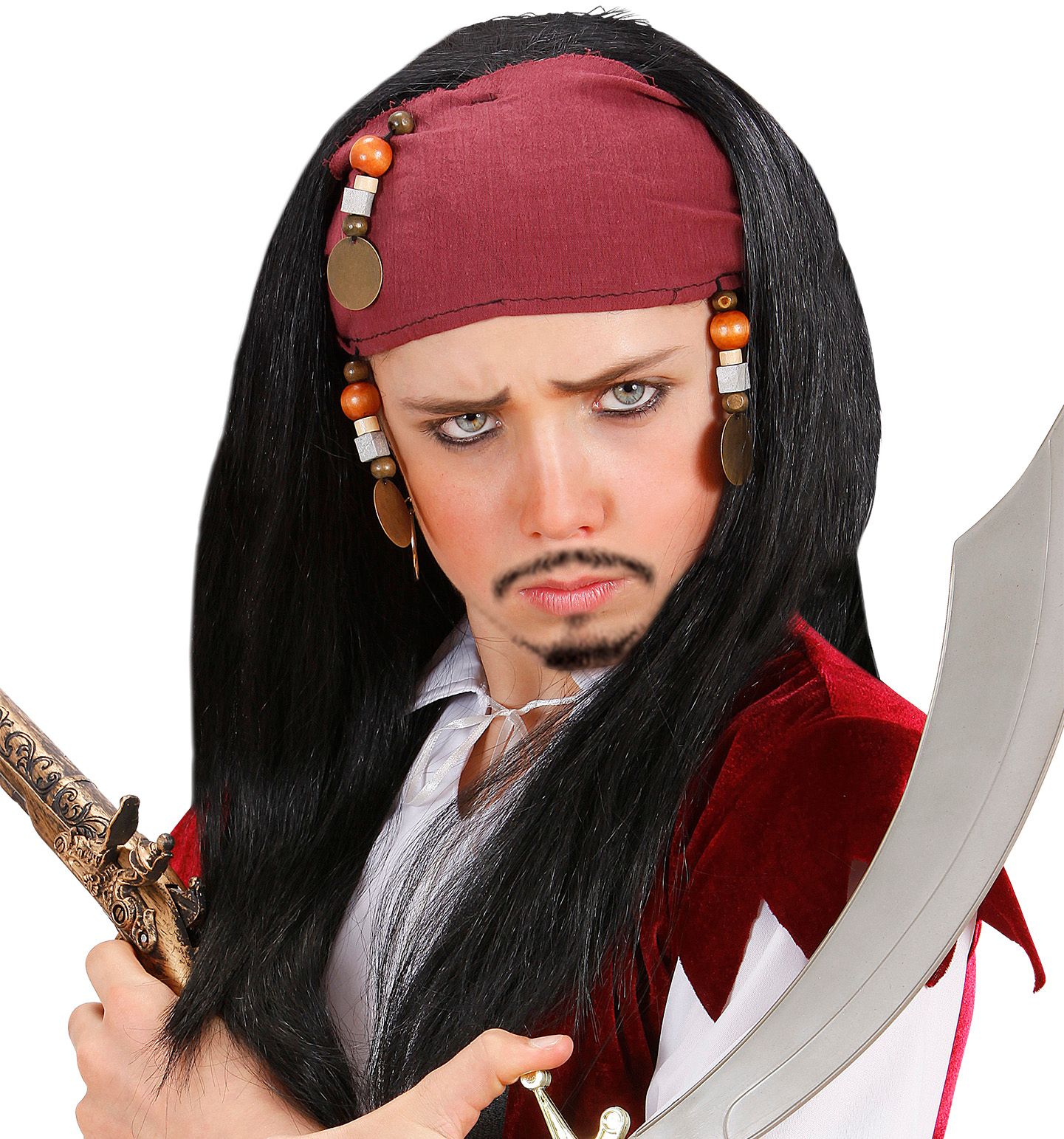 Jack Sparrow Pruik met Bandana Kind