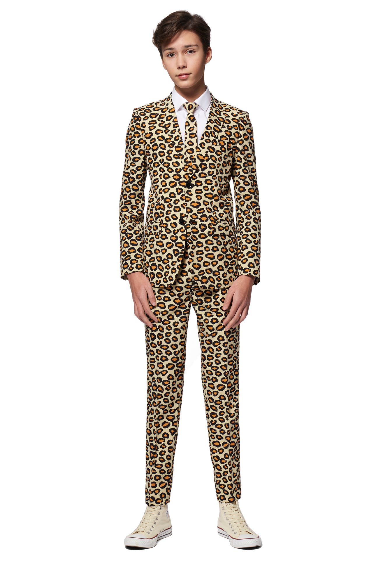 Jaguar Dierenprint Opposuits Kostuum Tieners
