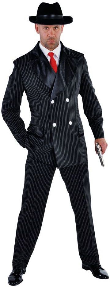 Jaren 20 Gangster Kostuum Mannen