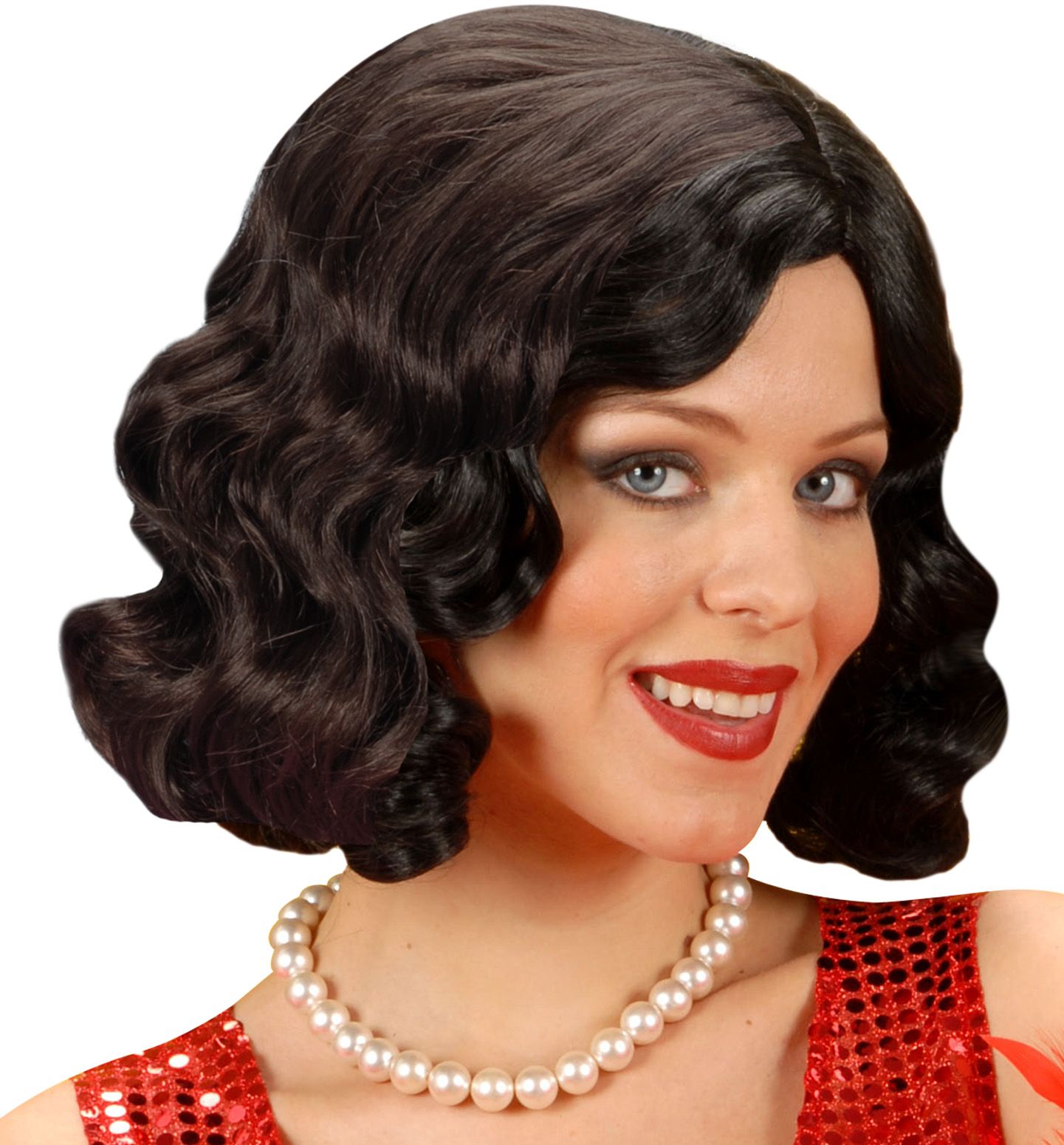 Jaren 20 Zwarte Pruik