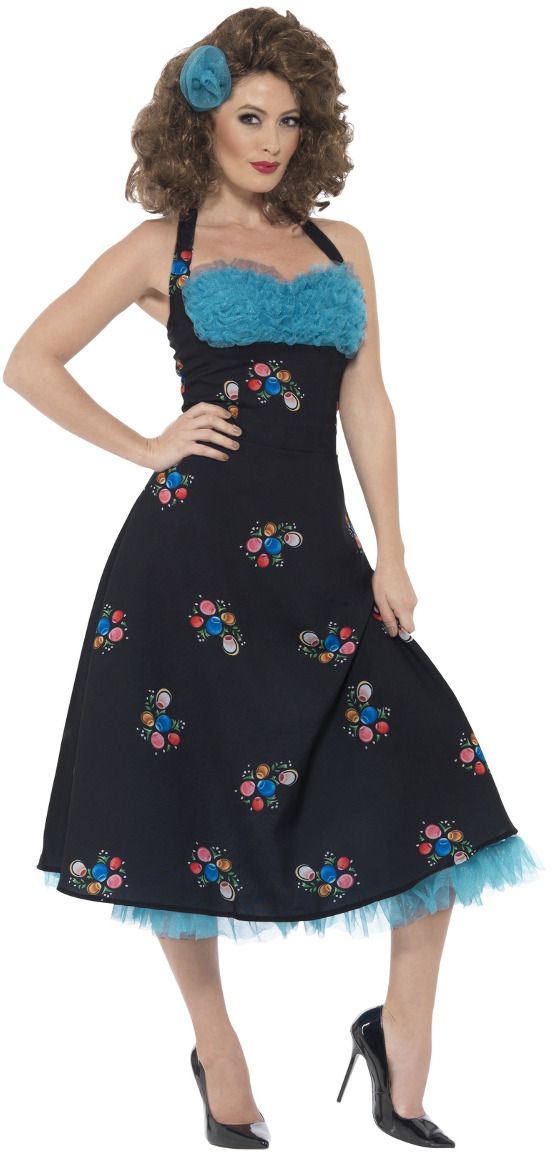 Jaren 50 Grease Cha Cha Jurk