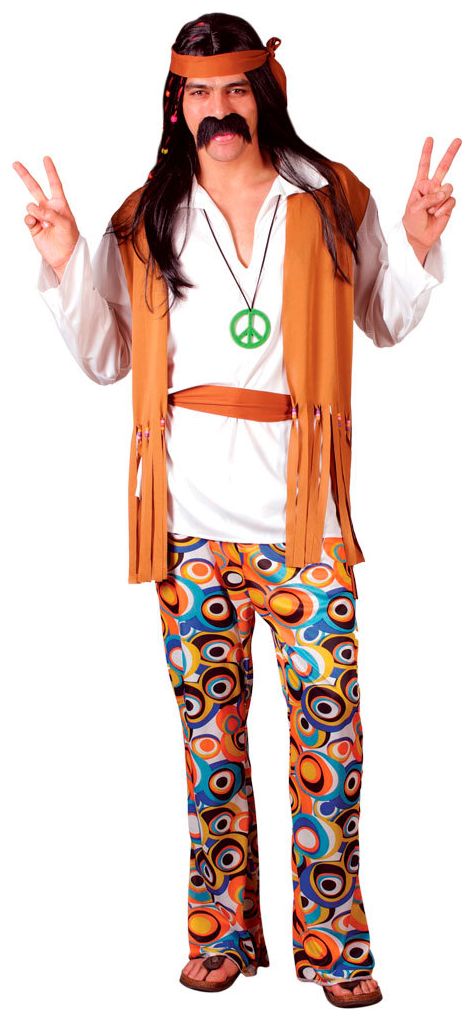 Jaren 60 hippie kostuum