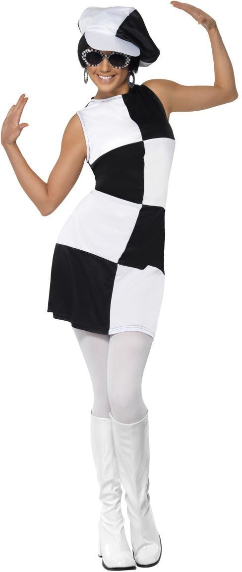 Jaren 60 Party Girl Kostuum