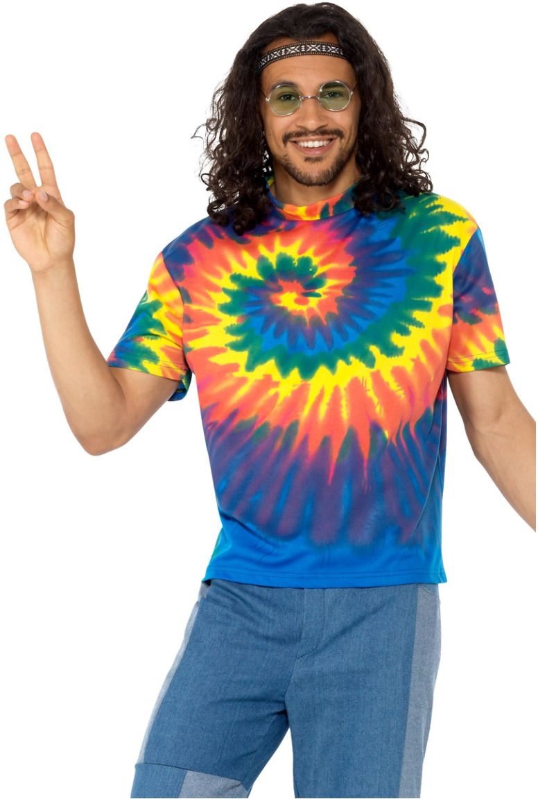 Jaren 60 Tie Dye T-Shirt