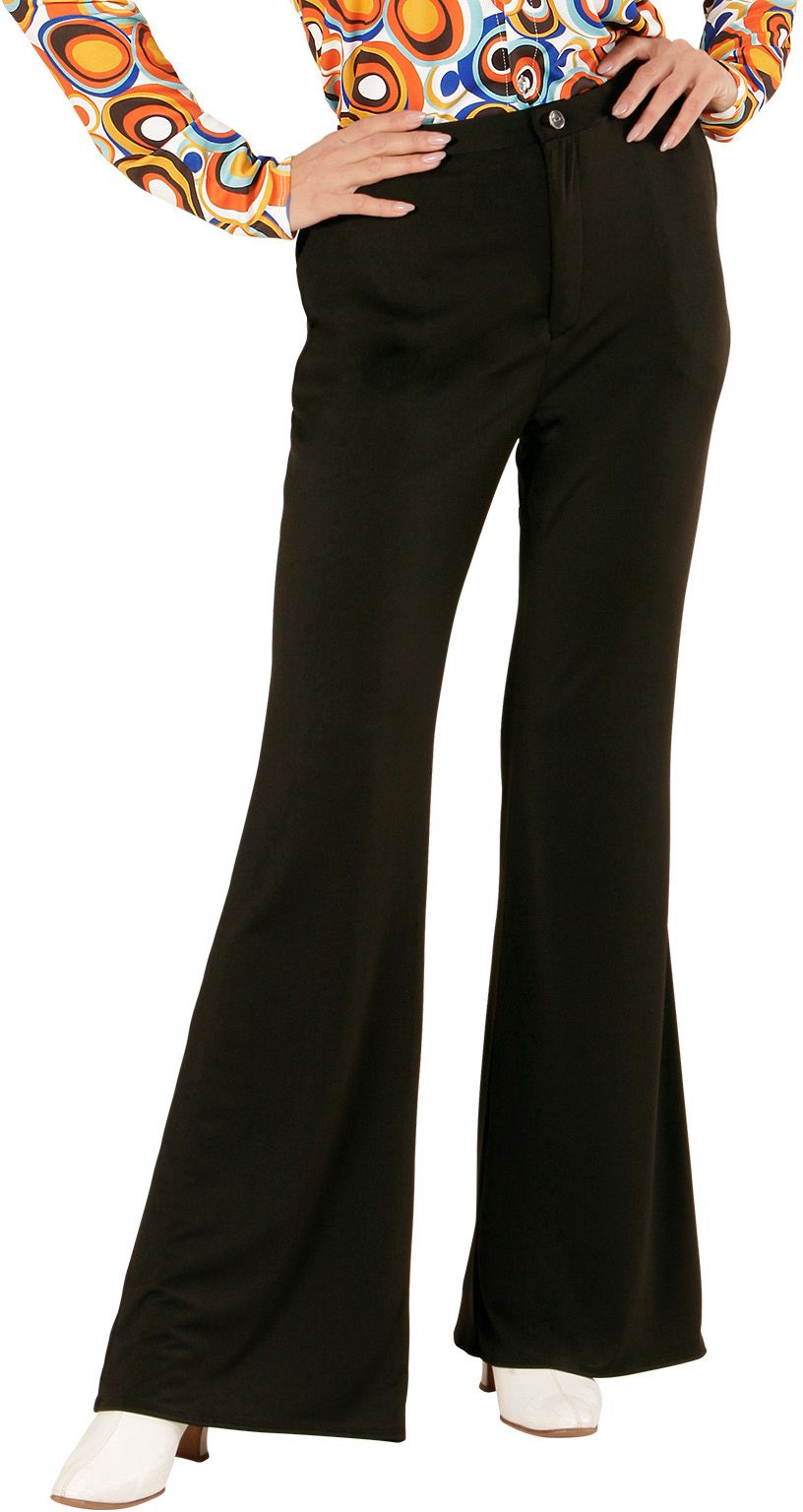 Jaren 70 Broek Dames Zwart