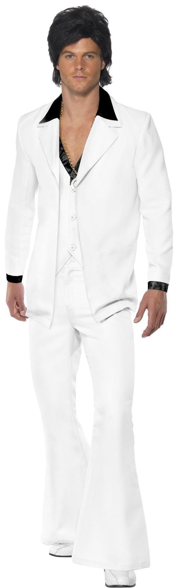 Jaren 70 Wit Disco Pak