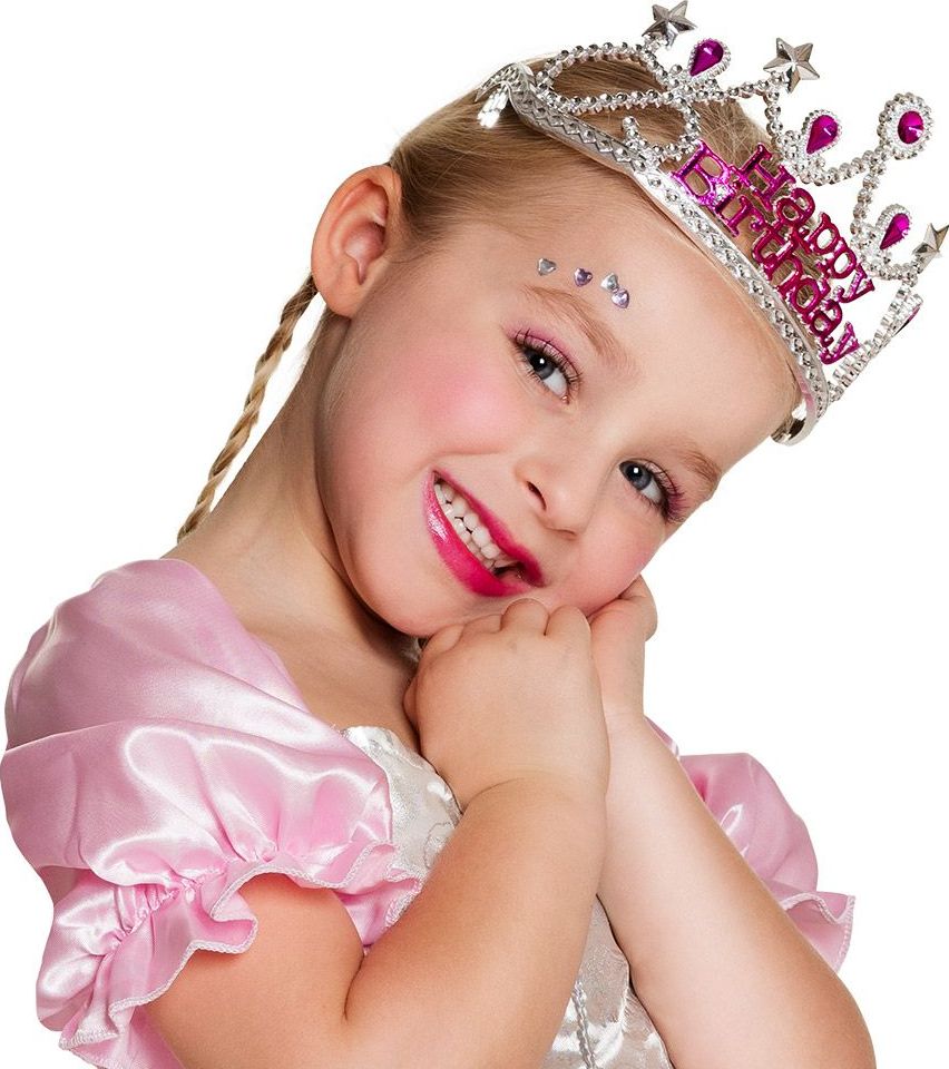 Jarige Jet Kroontje Roze Kind
