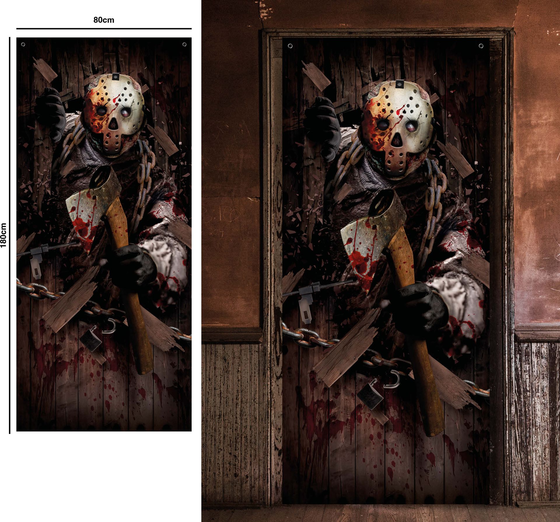 Jason Voorhees Deur Decoratie