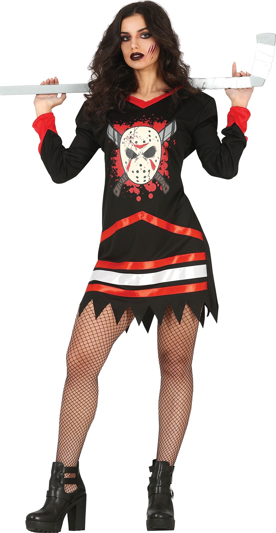 Jason Voorhees Killer Kostuum Vrouw