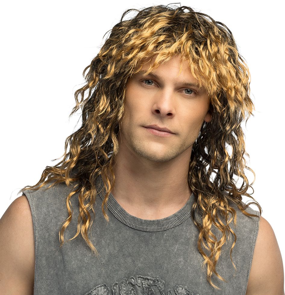 John Bon Jovi Rockster Pruik Blond