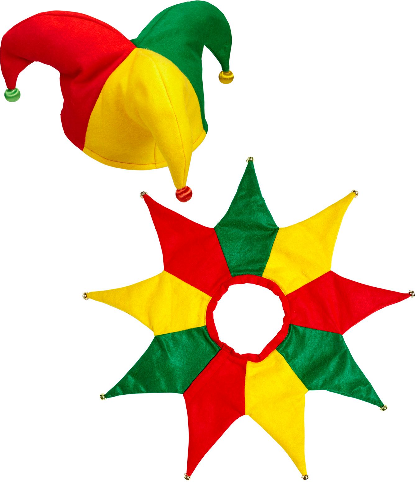 Jolly Jester Hoed met Kraag